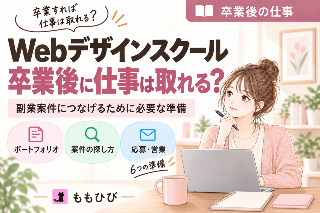 Webデザインスクール卒業後に副業案件につなげるための準備