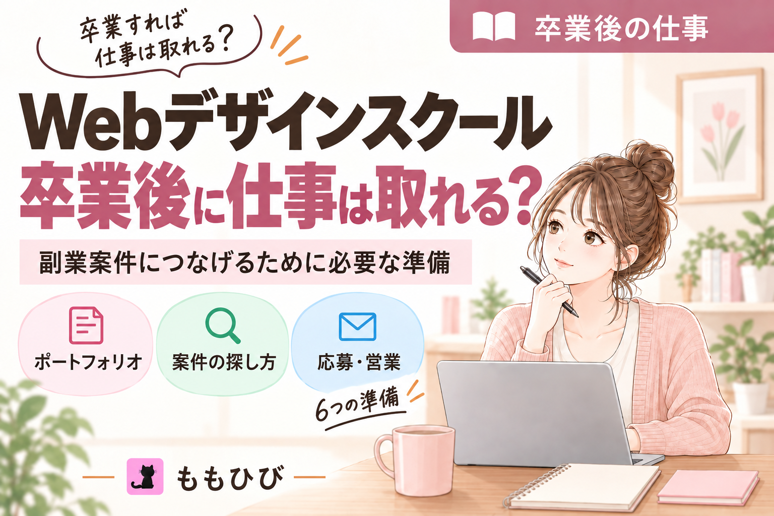 Webデザインスクール卒業後に副業案件につなげるための準備