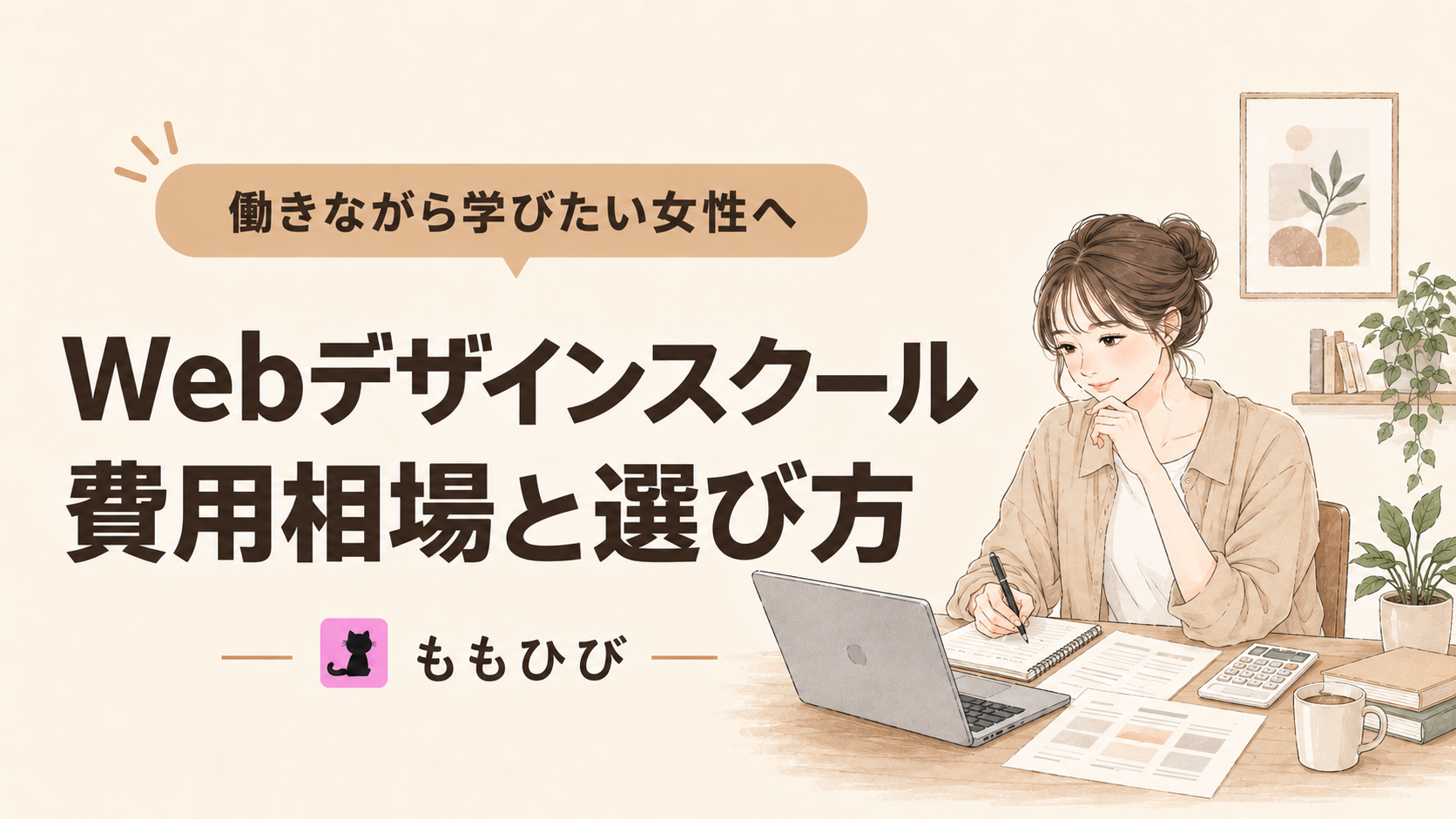Webデザインスクールの費用相場と選び方