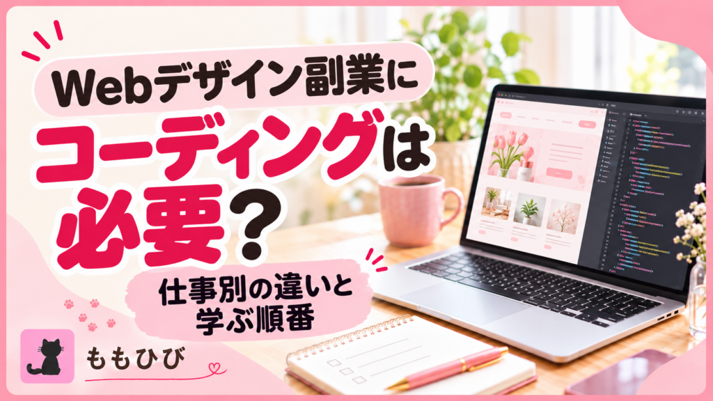 Webデザイン副業にコーディングは必要？仕事別の違いと学ぶ順番