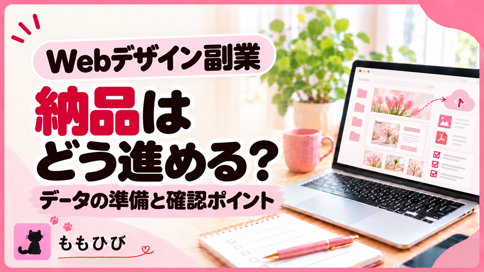 Webデザイン副業の納品はどう進める？データの準備と確認チェックリスト
