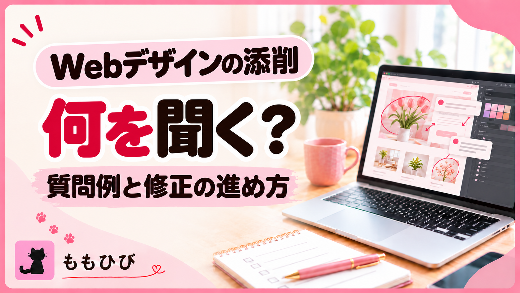 Webデザインの添削で何を聞く？質問例と修正の進め方