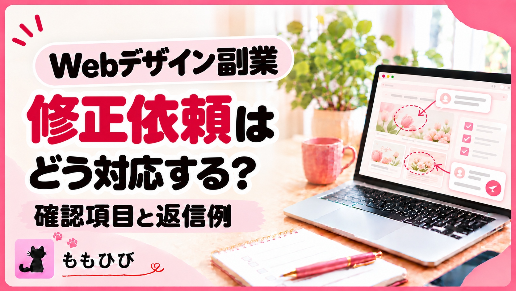 Webデザイン副業の修正依頼はどう対応する？確認項目と返信例