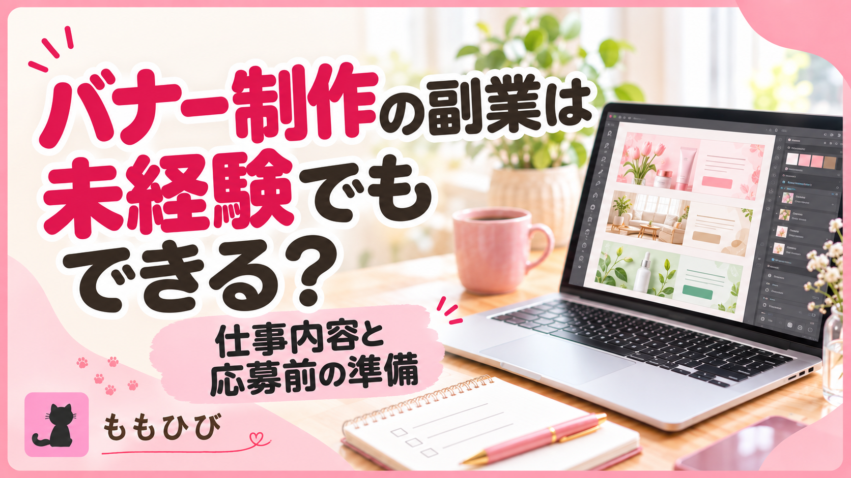 バナー制作の副業は未経験でもできる?仕事内容と応募前の準備を紹介する